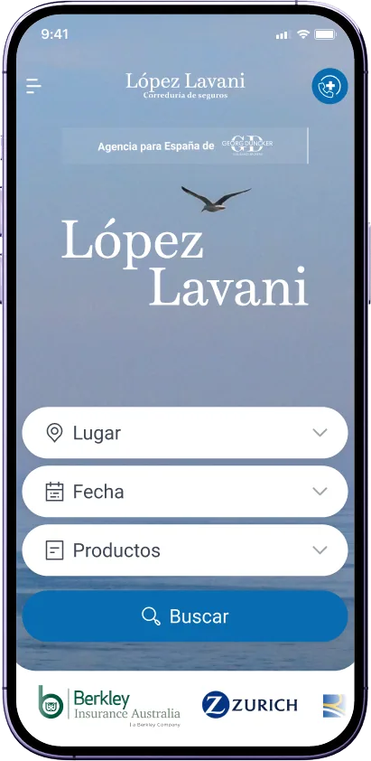 Contratación de un seguro López Lavani desde el teléfono